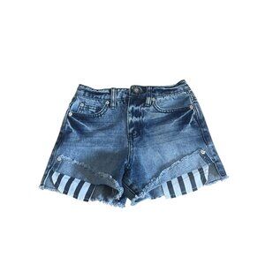 NWOT Habitual Girl Blue Denim Shorts Size 7/8